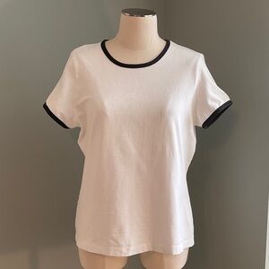 Prospirit White Tee with Black Accents